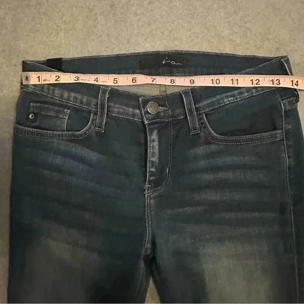 Kancan Low Rise Skinny Stretch Cropped Jean zipper ankle size 27 - Picture 9 of 11